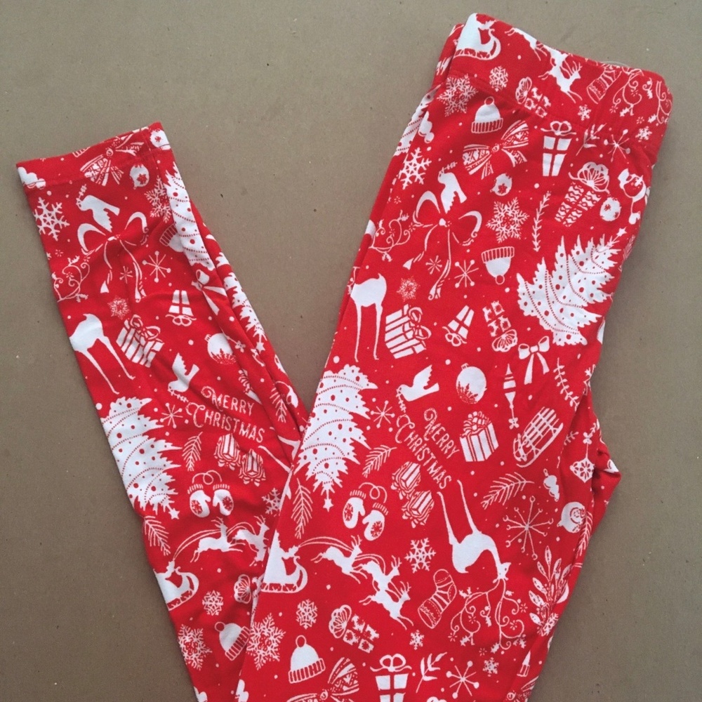 Lularoe and Rue 21 Festive Leggings